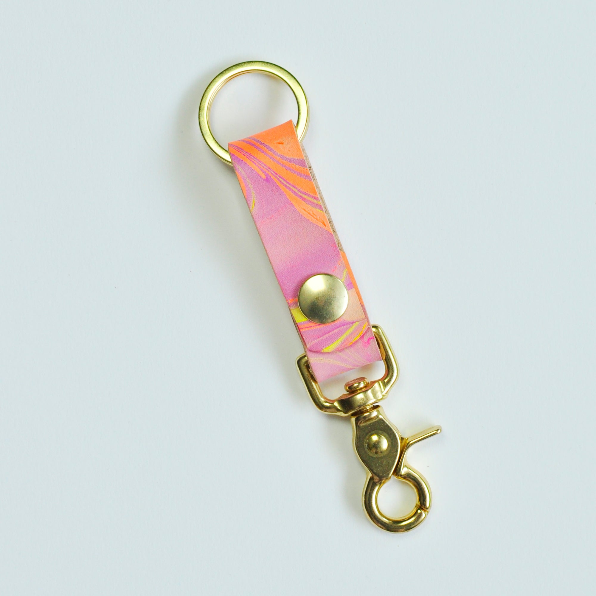 3/4" Marbled Leather Keeper