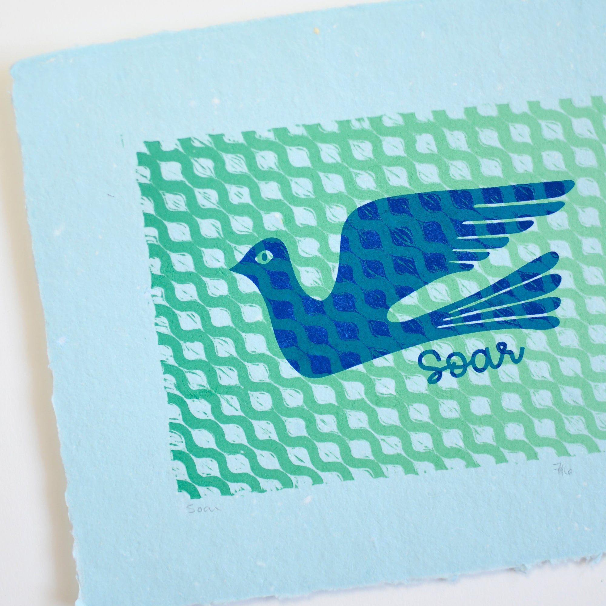 Soar - Letterpress Print