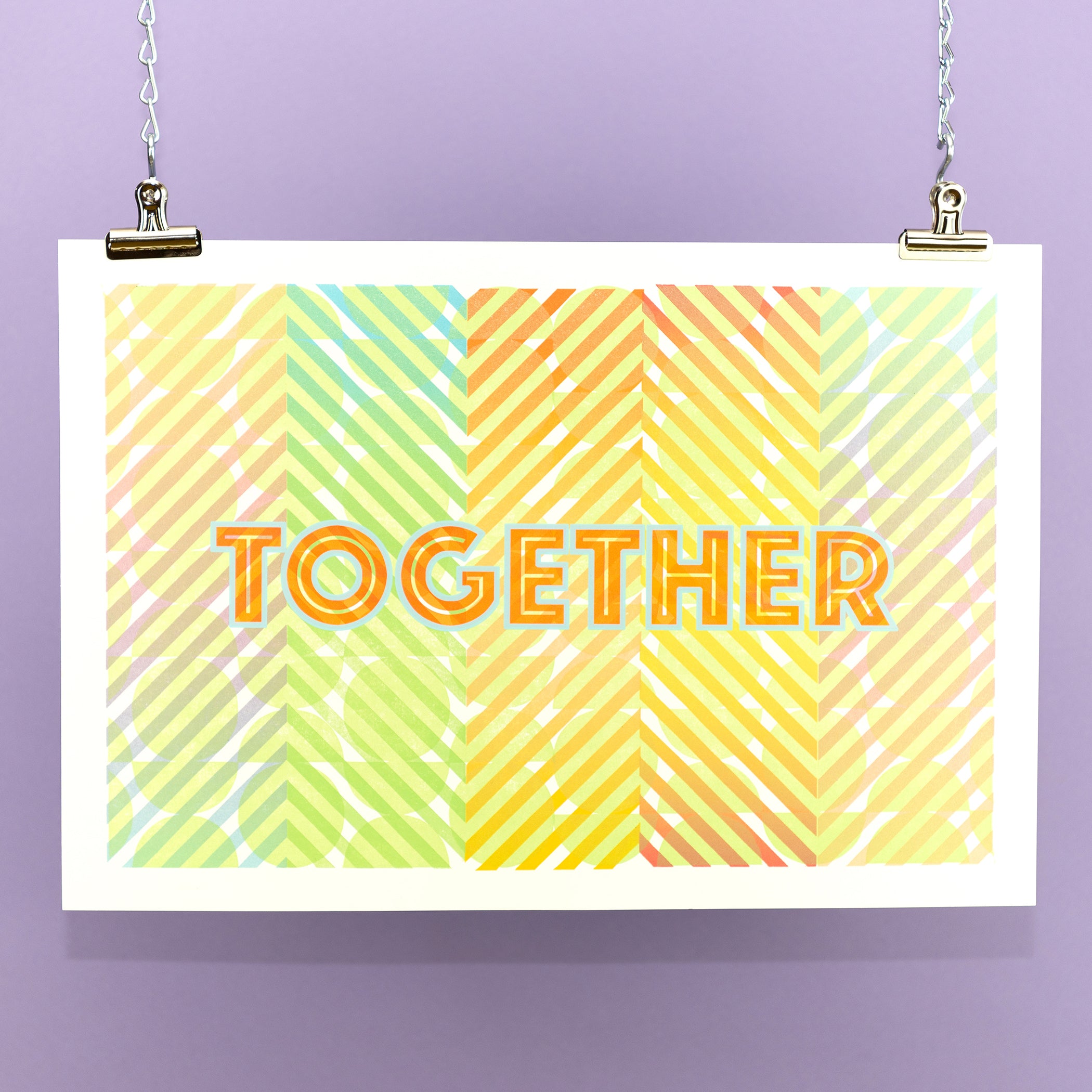 Together - Letterpress Print