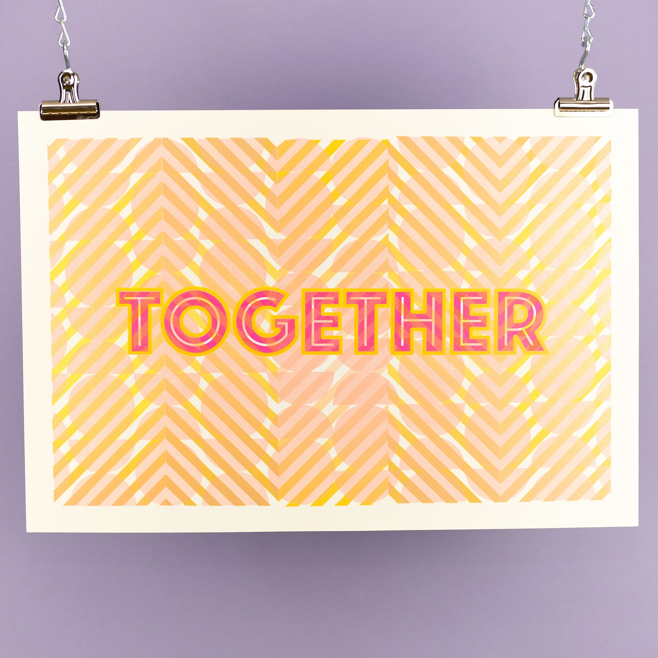 Together - Letterpress Print