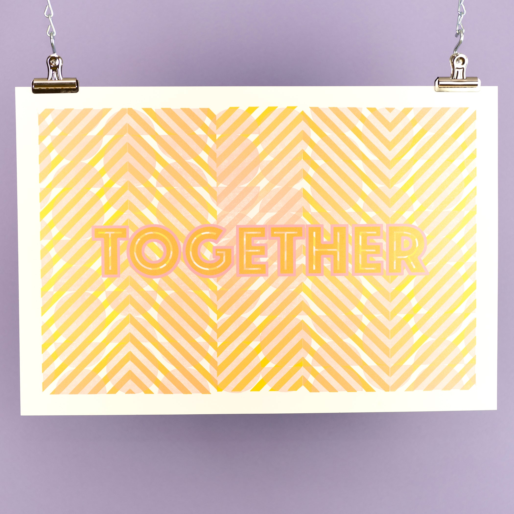 Together - Letterpress Print